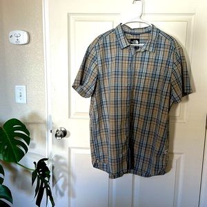 North Face short sleeve button up